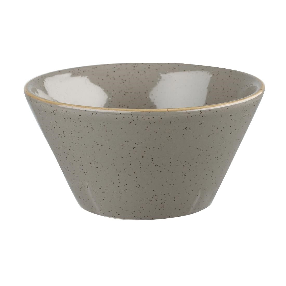 Churchill Stonecast Round Bowl Peppercorn Grey 295mm (Pack of 12) - DK564 Churchill