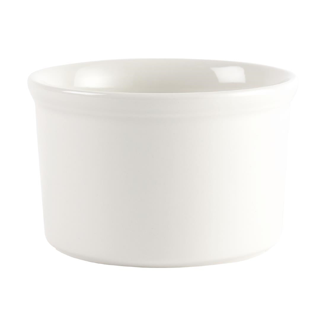 Churchill White Souffle Dishes 100mm (Pack of 12) - DK657 Churchill