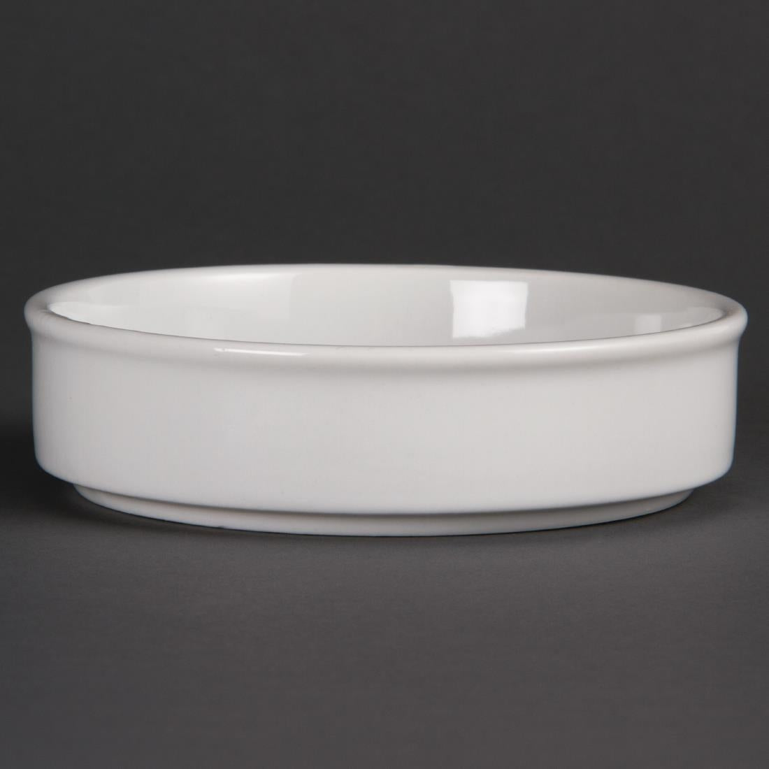 Olympia Mediterranean Stackable Dishes White 134mm (Pack of 6) - DK828 Olympia
