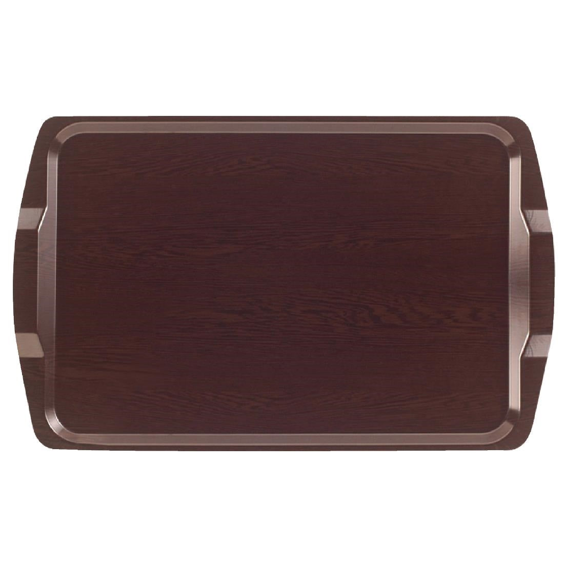 Cambro Venge Laminate Room Service Tray With Handles 640mm - DL157 Cambro