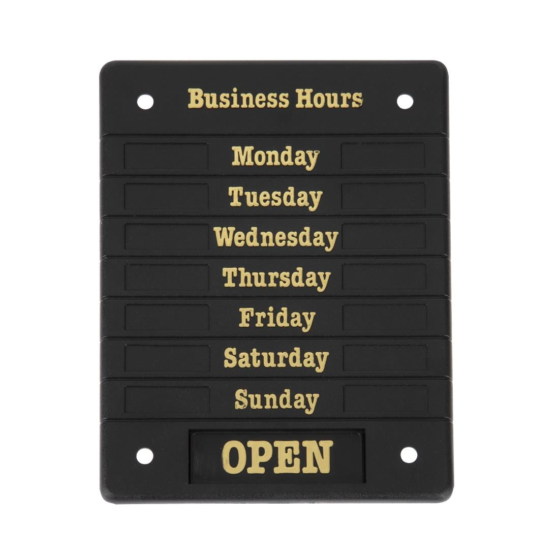 Beaumont Adjustable Opening Hours Display - DL226 Beaumont