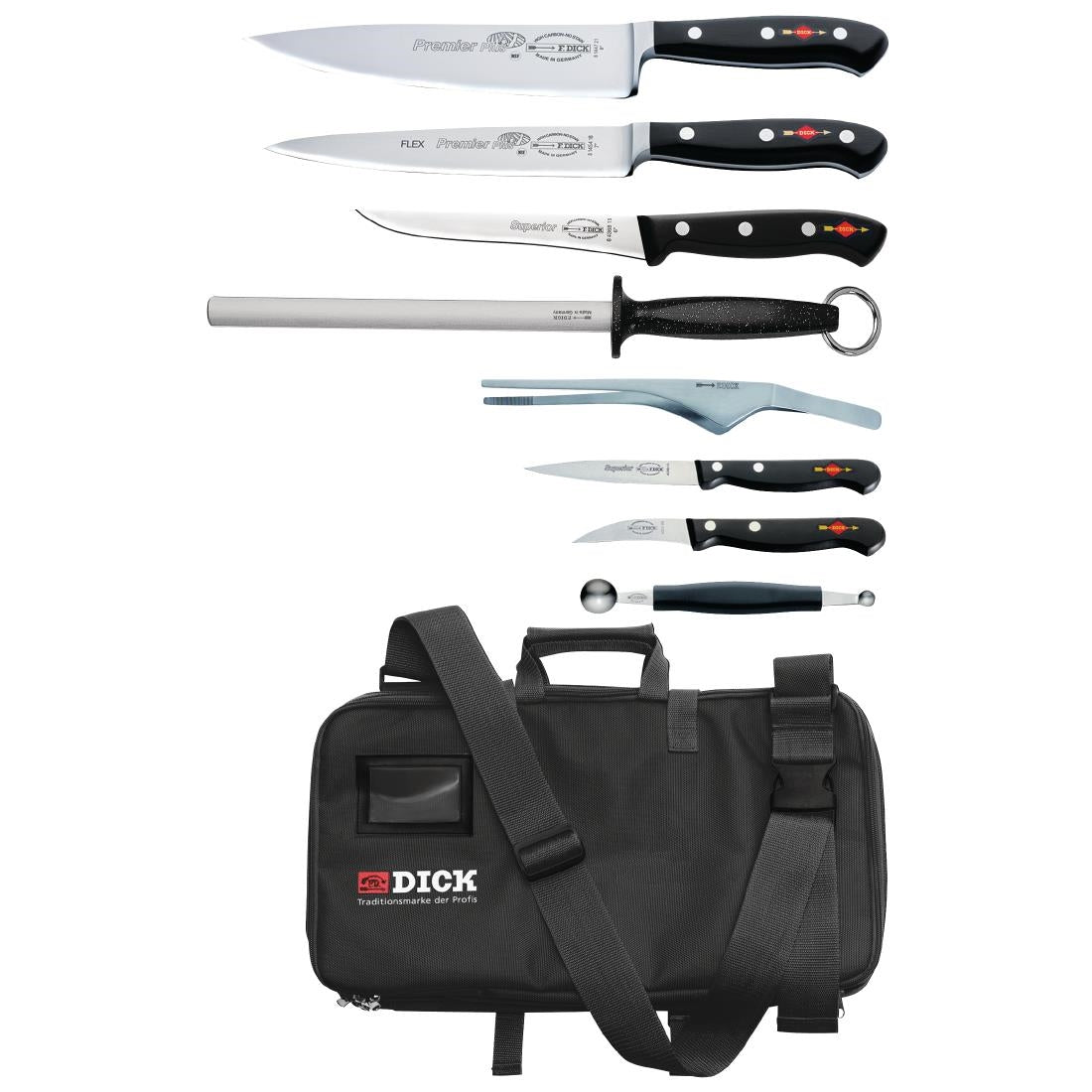 Dick 8 Piece Knife Set With Case - DL386 Dick