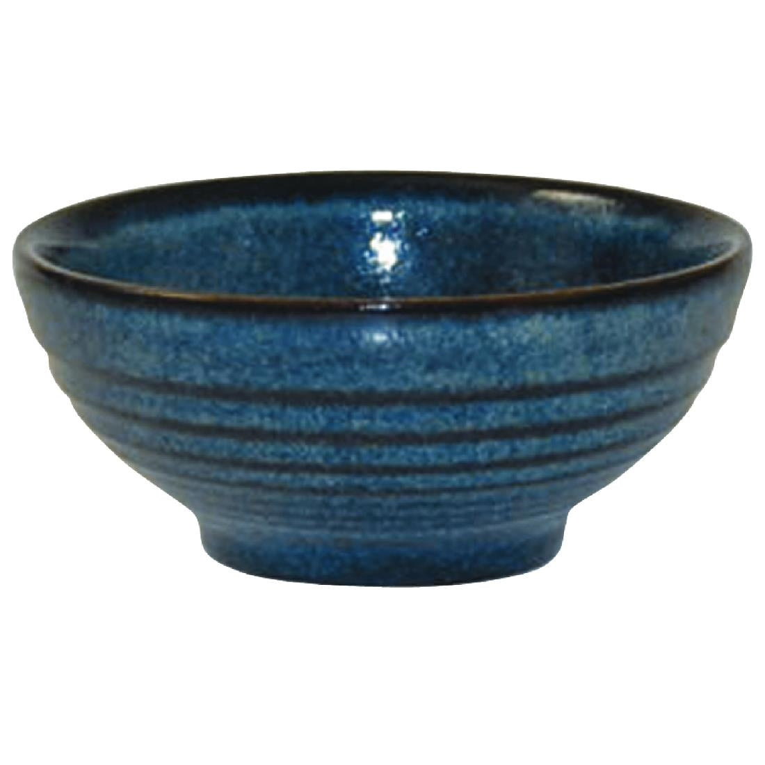 Churchill Bit on the Side Blue Ripple Snack Bowls 102mm (Pack of 12) - DL407 Churchill