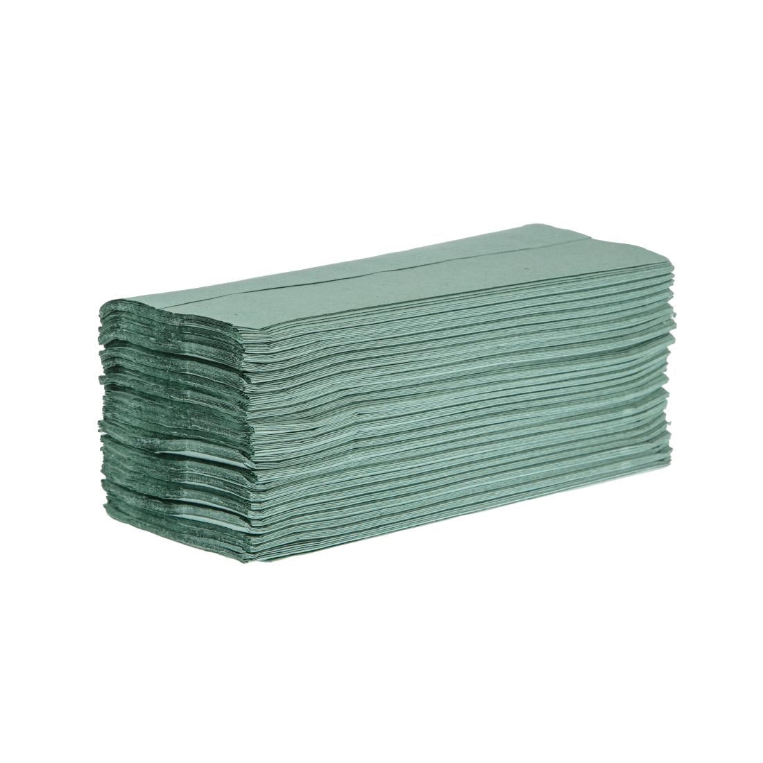 Jantex Z Fold Paper Hand Towels Green 1-Ply 3000 Sheets - DL923 Jantex