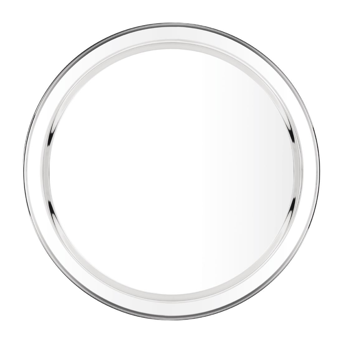 Olympia Stainless Steel Round Service Tray 405mm - DM194 Olympia