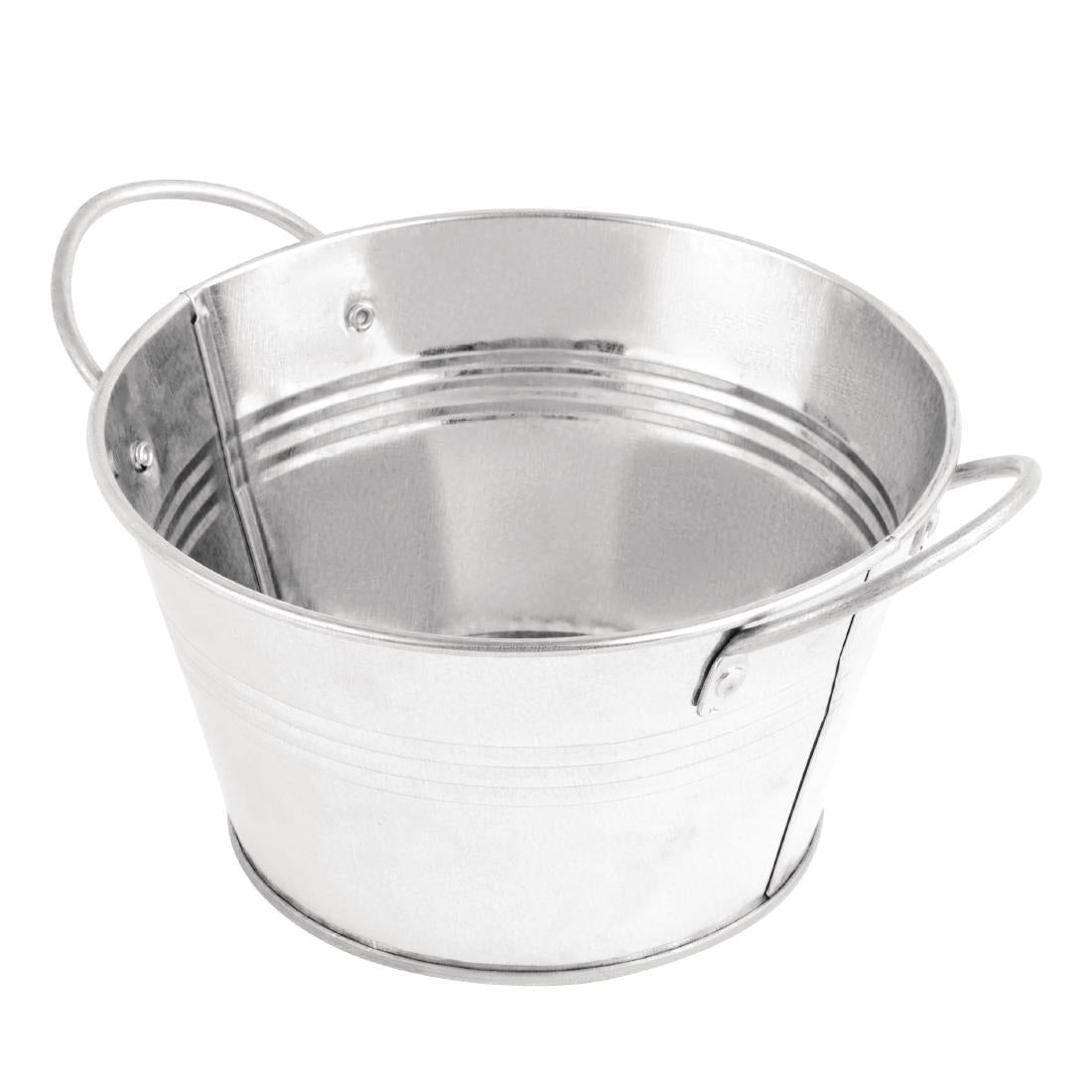 Olympia Mini Metal Food Bucket Shallow 150mm - DM214 Olympia