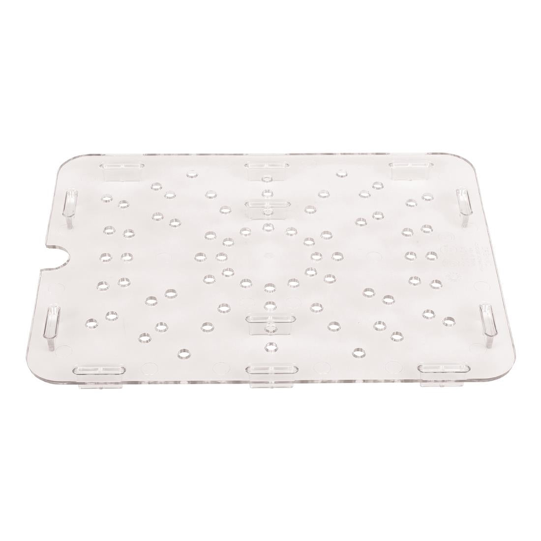 Cambro Polycarbonate 1/2 Gastronorm Tray Drain Shelf - DM731 Cambro