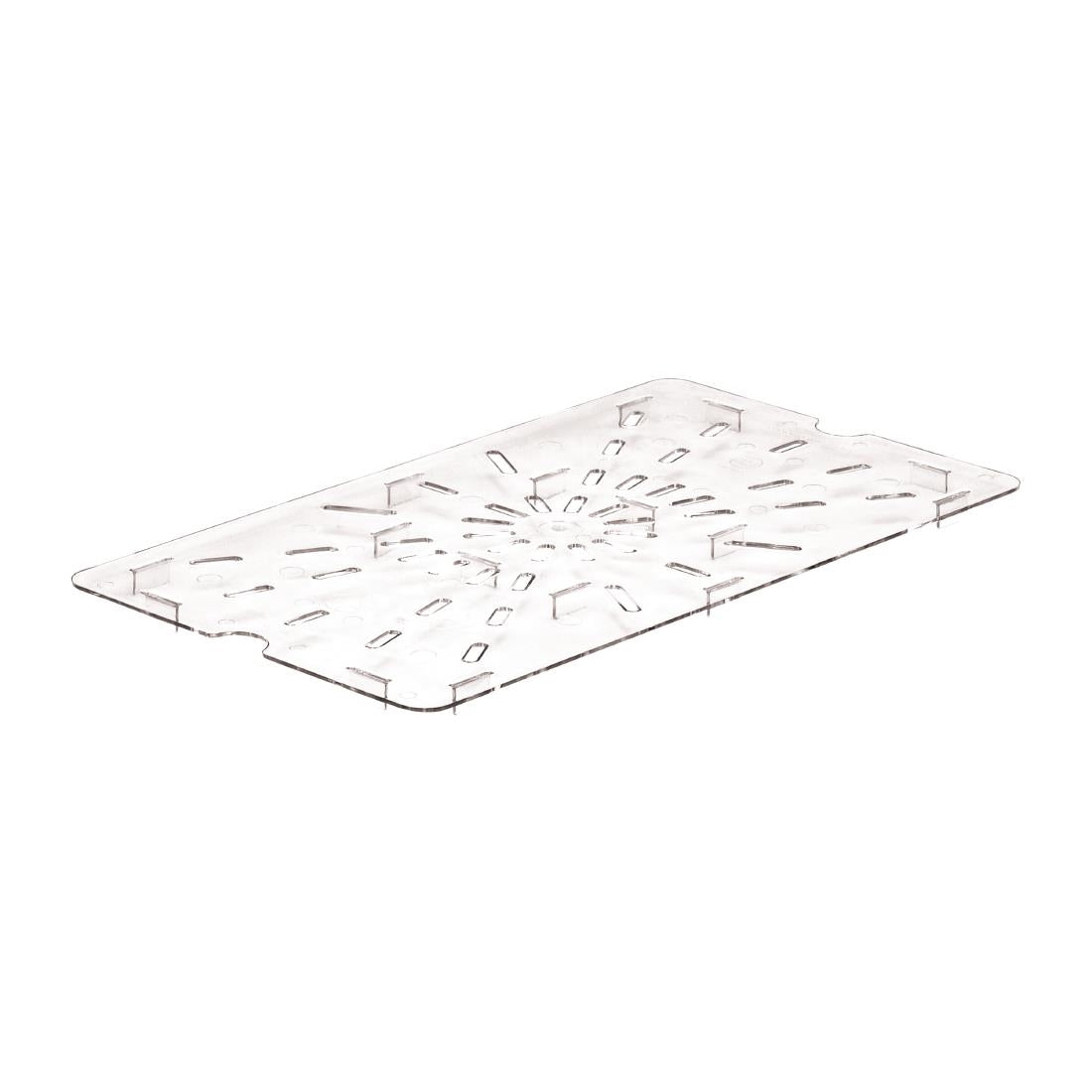 Cambro Polycarbonate 1/1 Gastronorm Tray Drain Shelf - DM741 Cambro