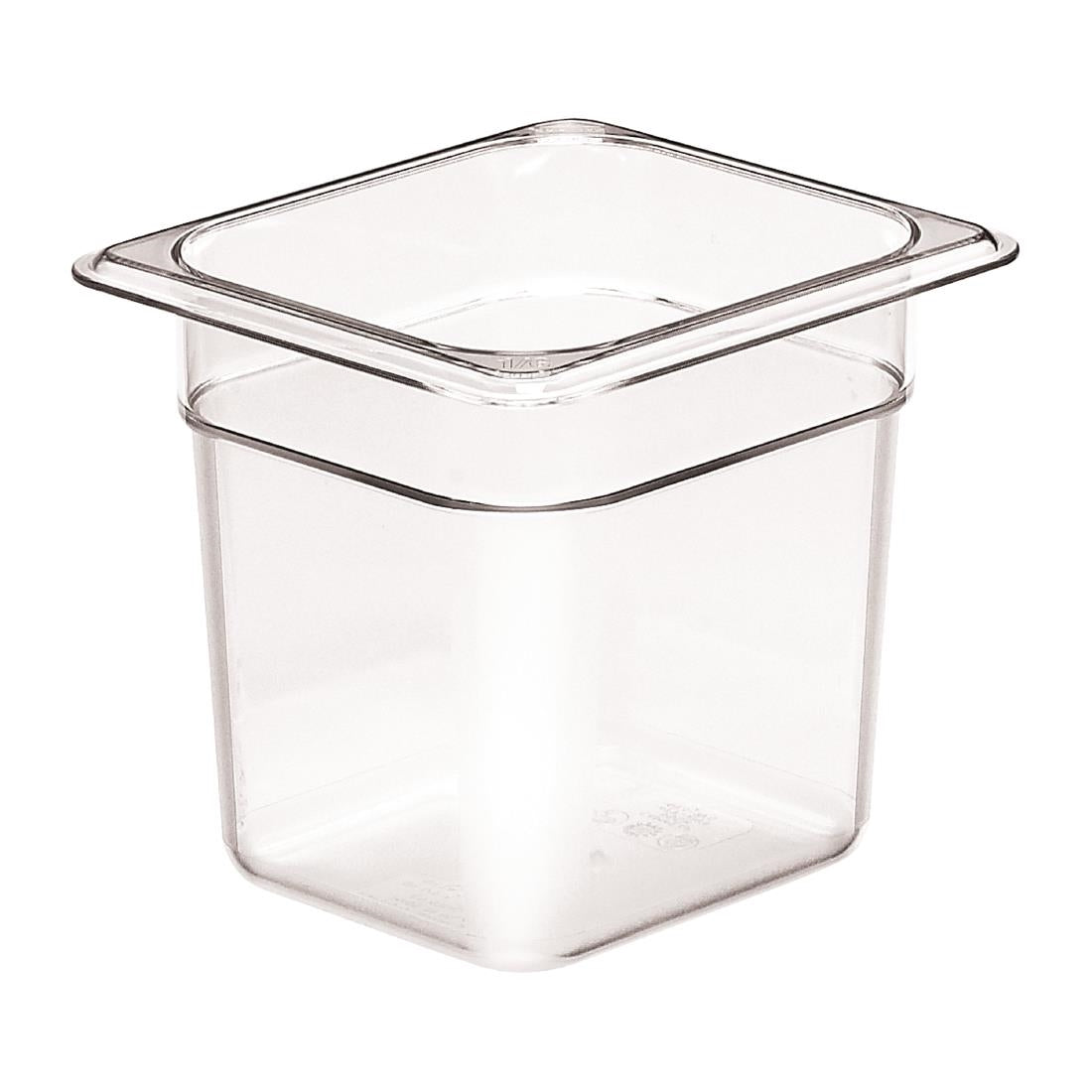 Cambro Polycarbonate 1/6 Gastronorm Tray 150mm - DM753 Cambro