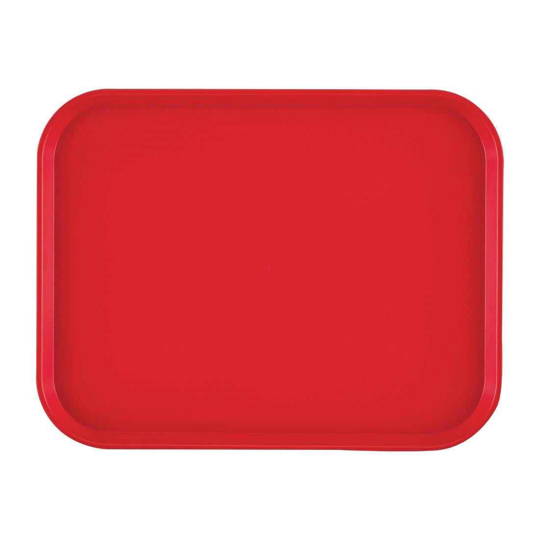 Cambro Polypropylene Fast Food Tray Red 410mm - DM800 Cambro