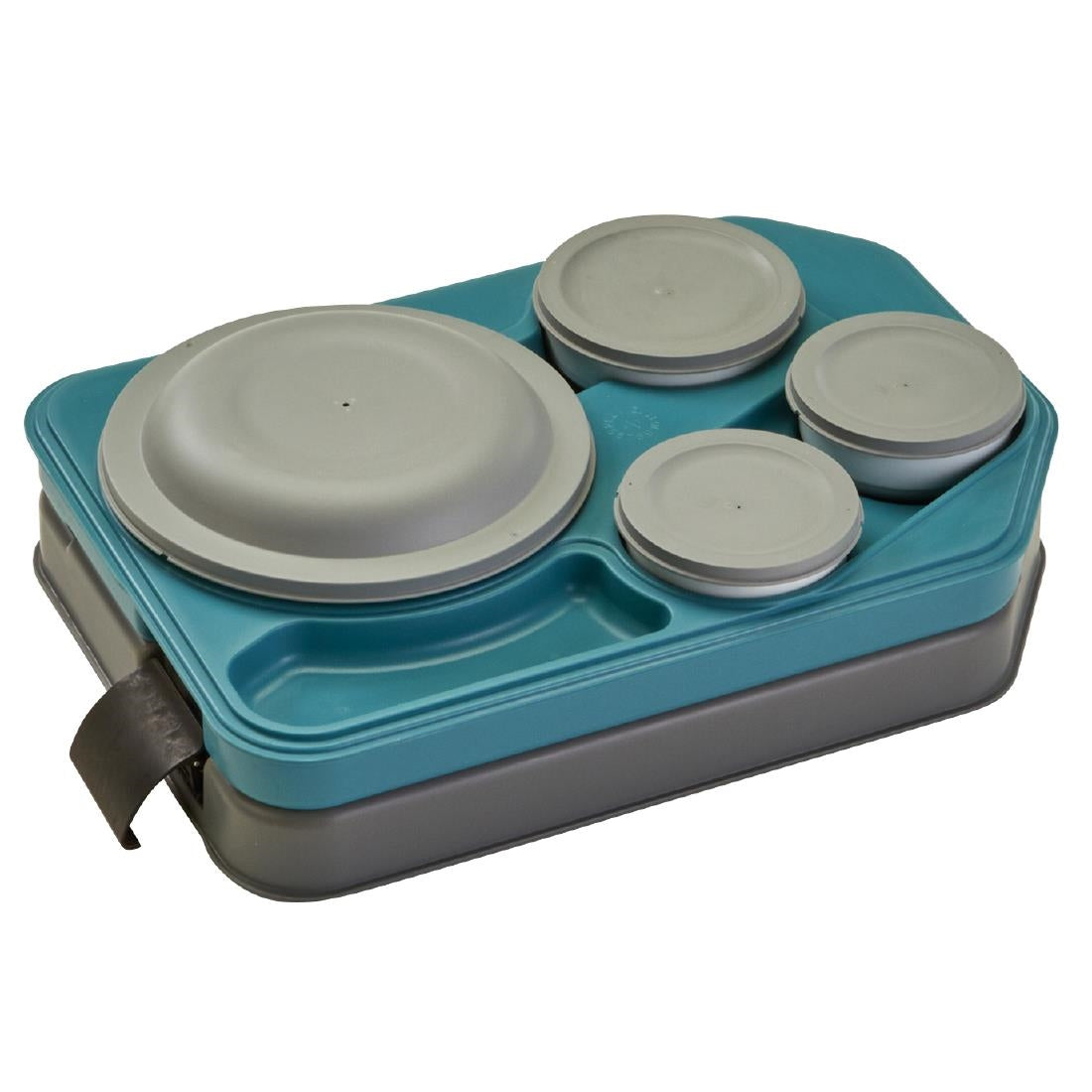 Cambro Tablotherm Insulated tray with porcelain dishes 37 x 53 x 10.5 cm - CJ645