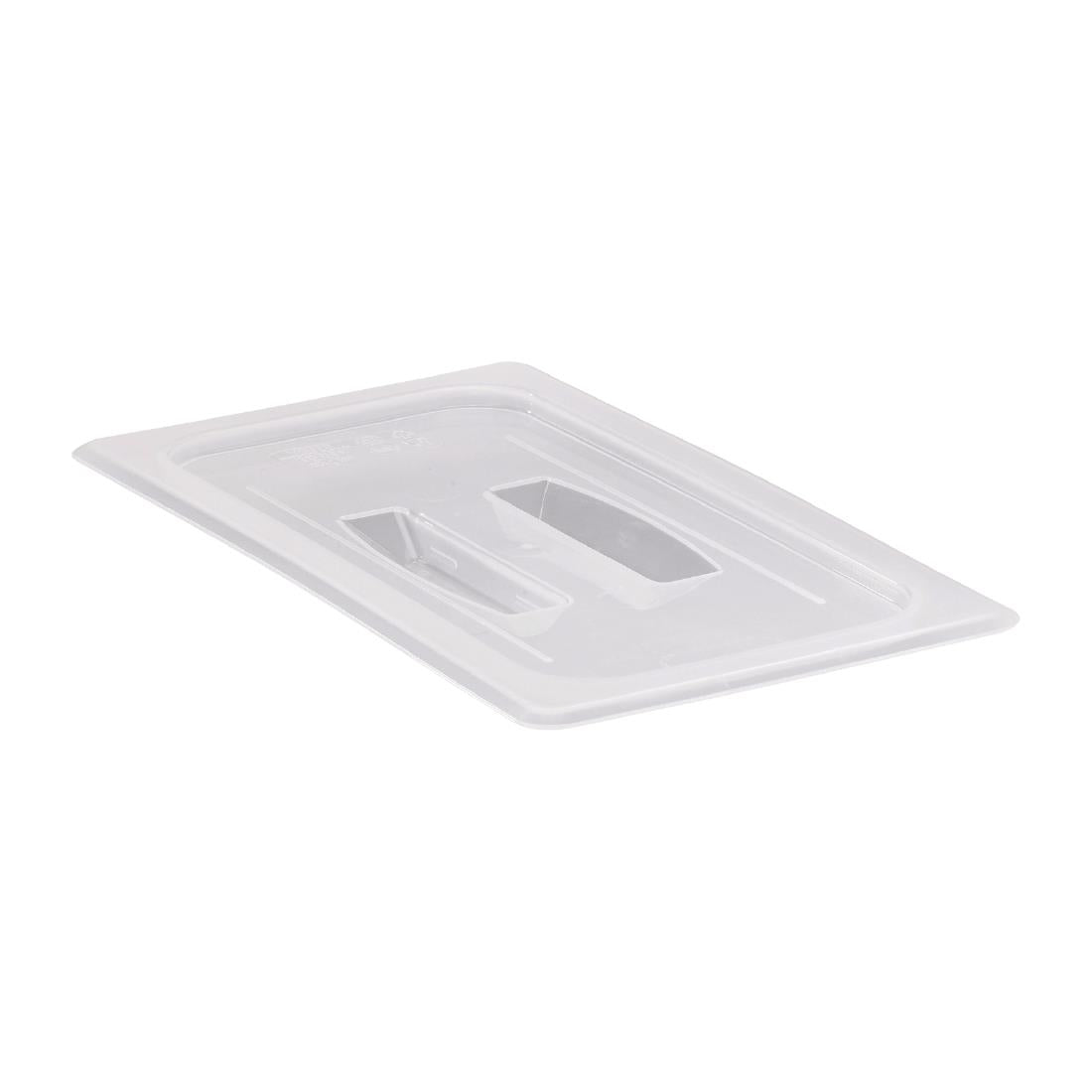 Cambro GN 1/3 polypropylene lid with transparent handle - CJ642