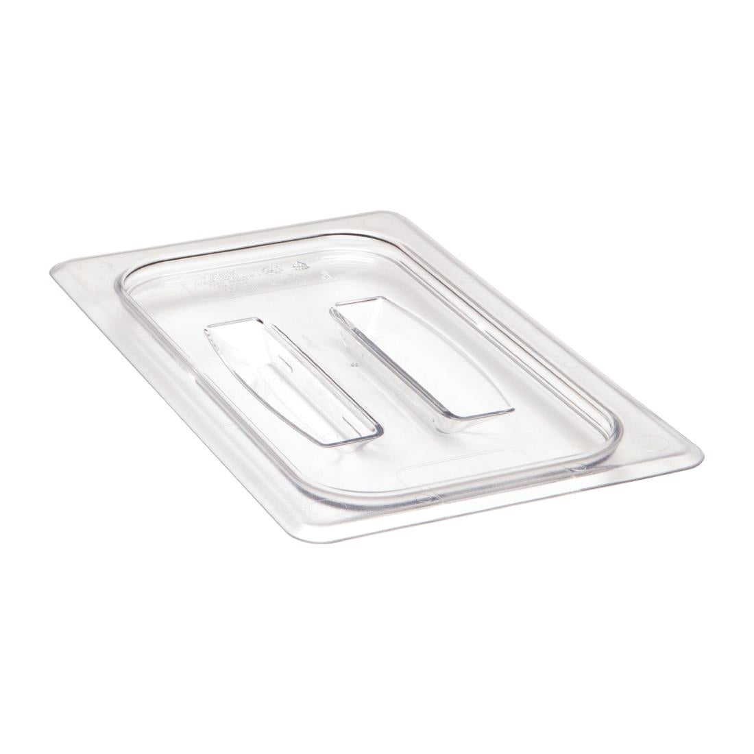 Cambro Camview BPA free GN 1/4 lid with handle - DC983