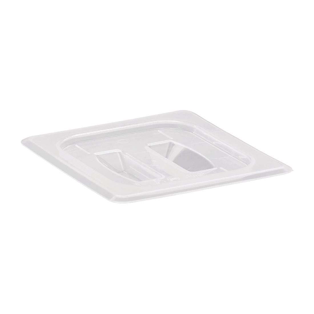 Cambro GN 1/6 polypropylene lid with transparent handle - CJ660