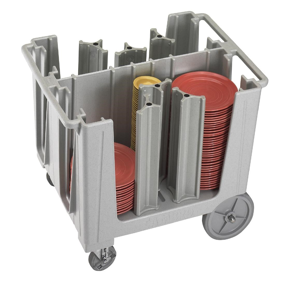 Cambro Adjustable Dish Caddy S-Series Speckled Gray - CJ636