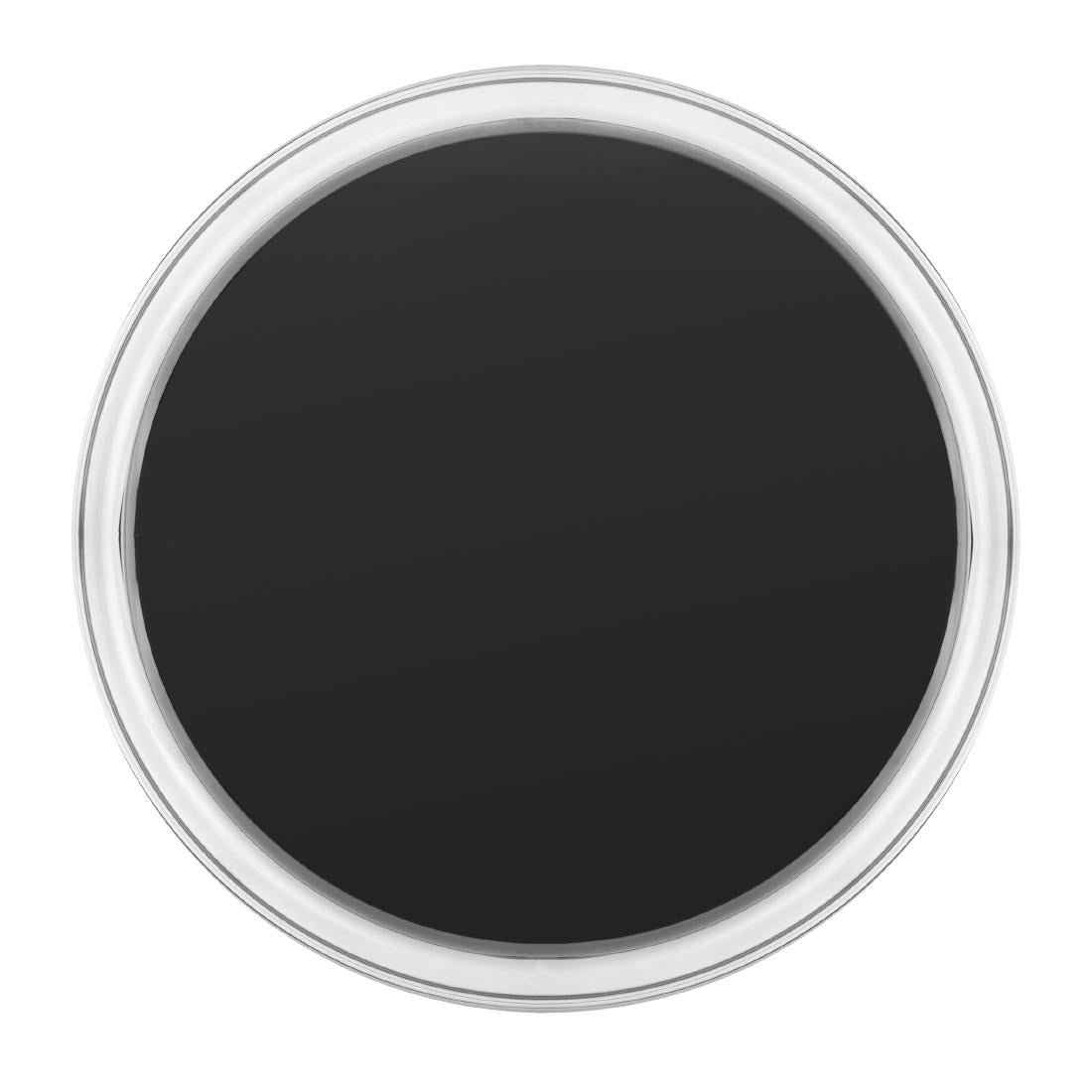 Olympia Stainless Steel Round Non-Slip Bar Tray 305mm - DP207 Olympia