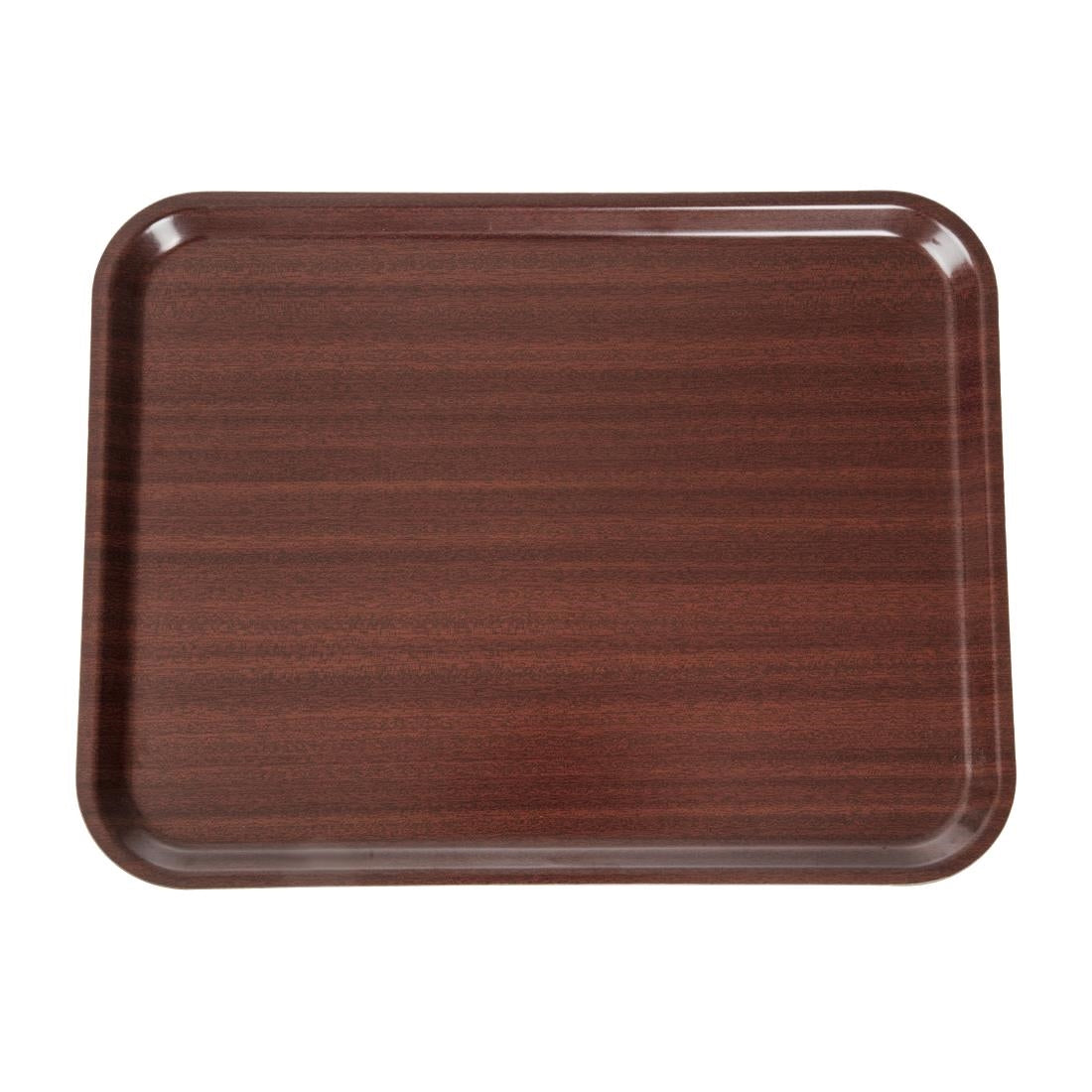 Cambro Capri Laminate Canteen Tray Mahogany 430mm - DP210 Cambro