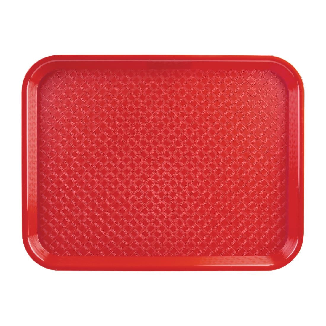 Olympia Kristallon Polypropylene Fast Food Tray Red Small 345mm - DP213 Olympia
