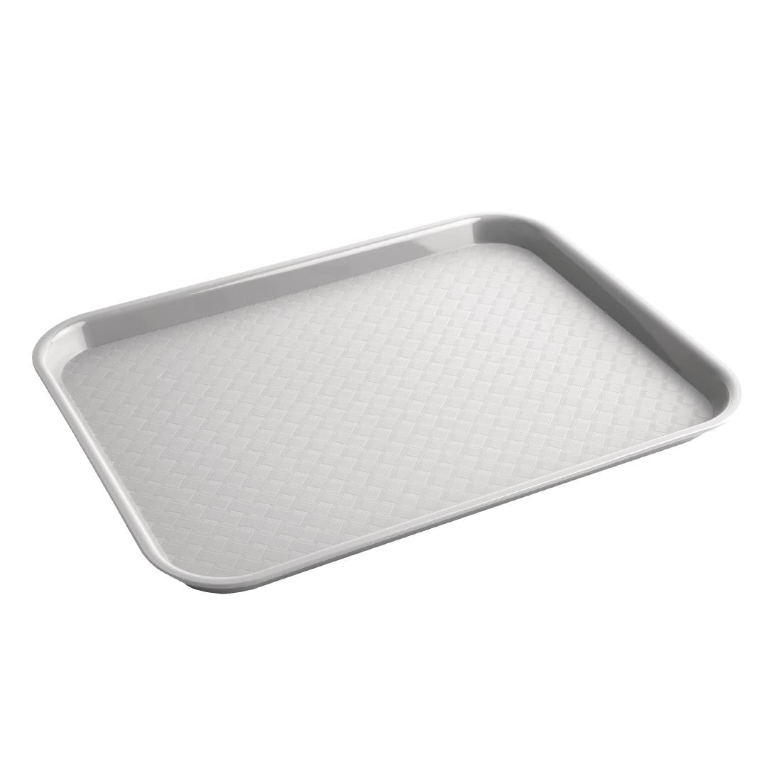 Olympia Kristallon Polypropylene Fast Food Tray Grey Small 345mm - DP217 Olympia