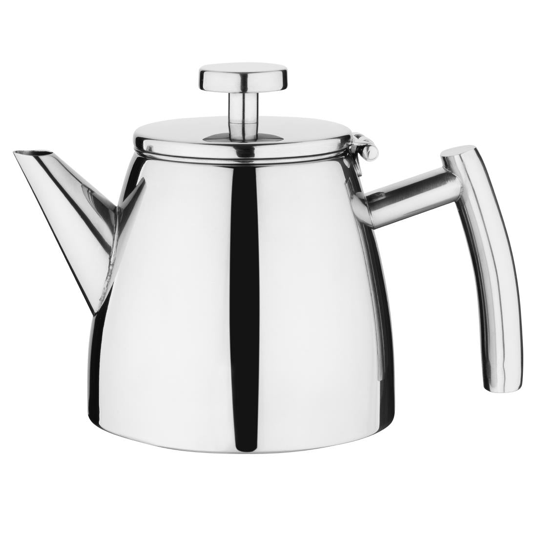 Olympia Conical Insulated Stainless Steel Teapot with Filter 600ml - DP601 Olympia