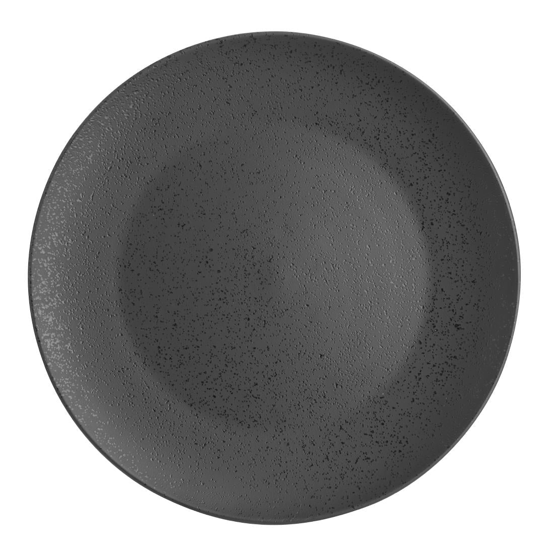 Olympia Fusion Round Black Coupe Plate 270mm (Pack of 4) - DR088 Olympia
