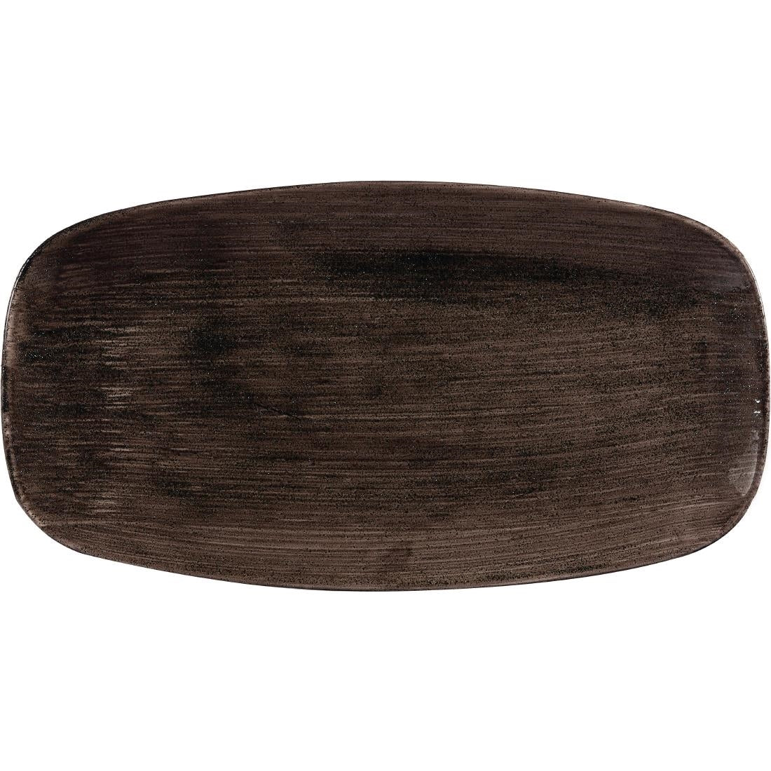 Churchill Stonecast Patina Rectangular Plates 355mm (Pack of 6) - DR659 Churchill