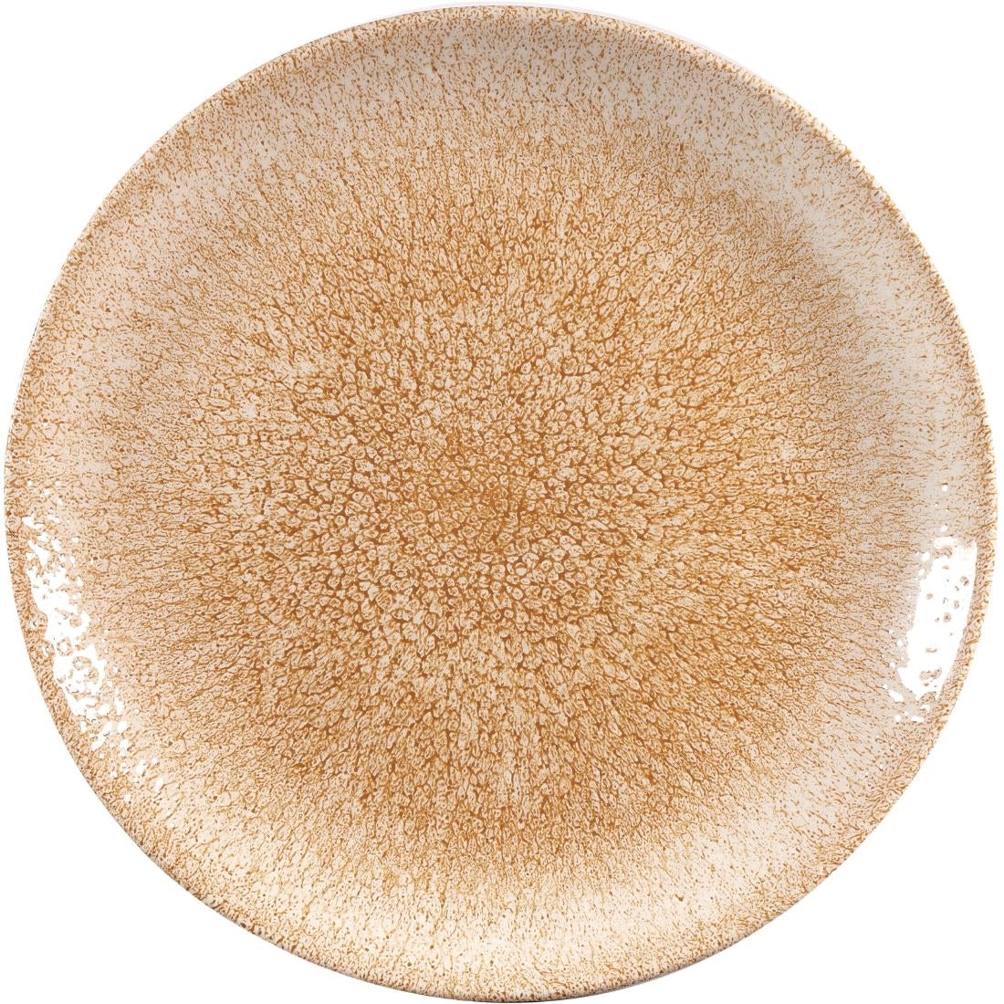 Churchill Studio Prints Raku Coupe Plate Garnet Orange 260mm (Pack of 12) - DR701 Churchill