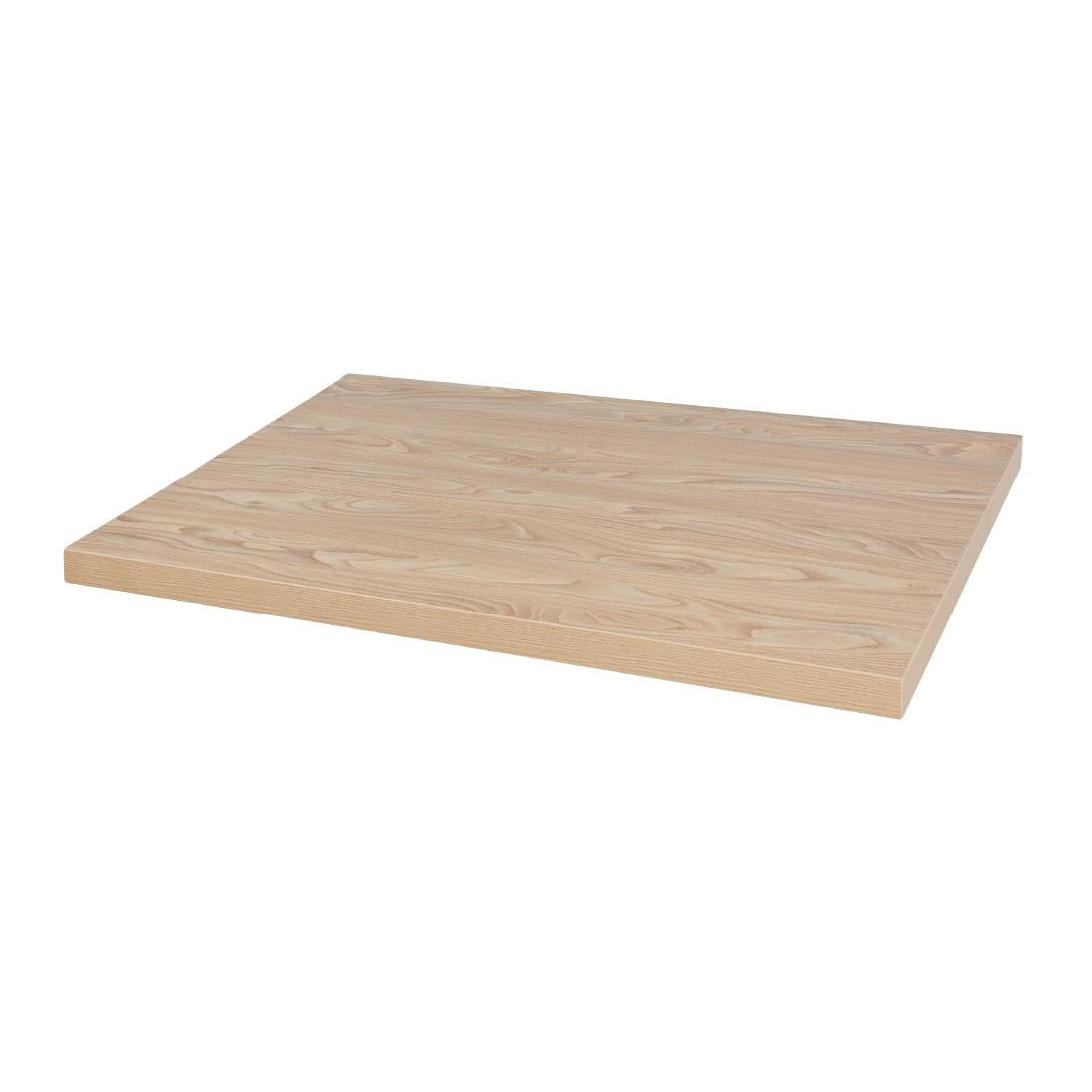 Bolero Pre-drilled Rectangular Table Top Antique Natural 1100(W) x 700(D)mm - DT443 Bolero