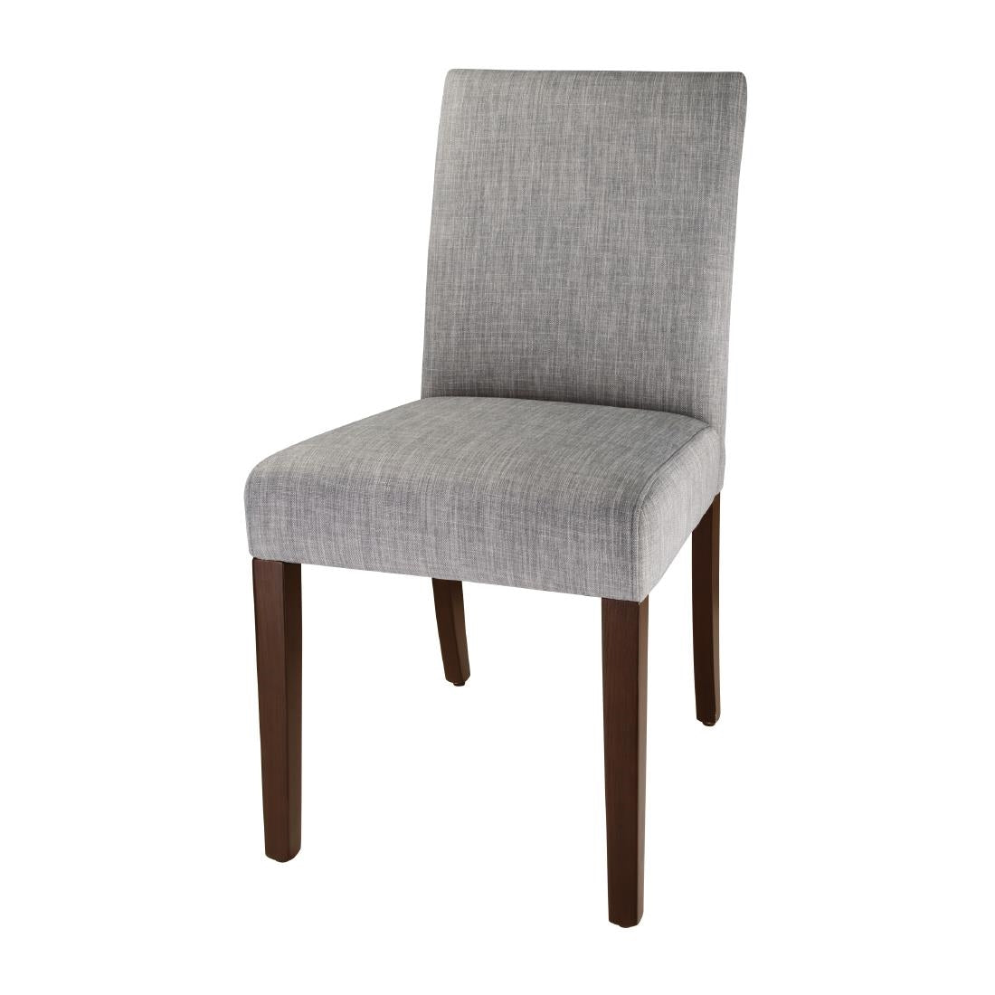 Bolero Chiswick Dining Chairs Charcoal Grey (Pack of 2) - DT696 Bolero