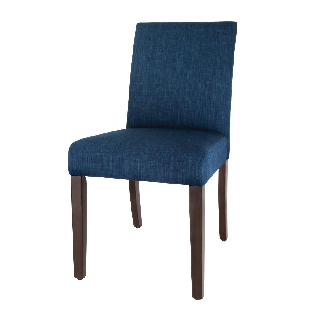 Bolero Chiswick Dining Chairs Royal Blue (Pack of 2) - DT697 Bolero