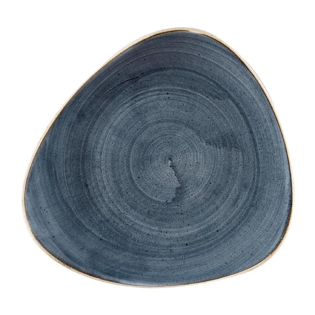 Churchill Stonecast Triangular Plates Blueberry 229mm (Pack of 12) - DW363 Churchill