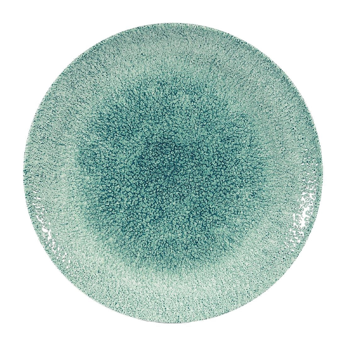 Churchill Studio Prints Raku Coupe Plates Jade Green 260mm (Pack of 12) - DW400 Churchill
