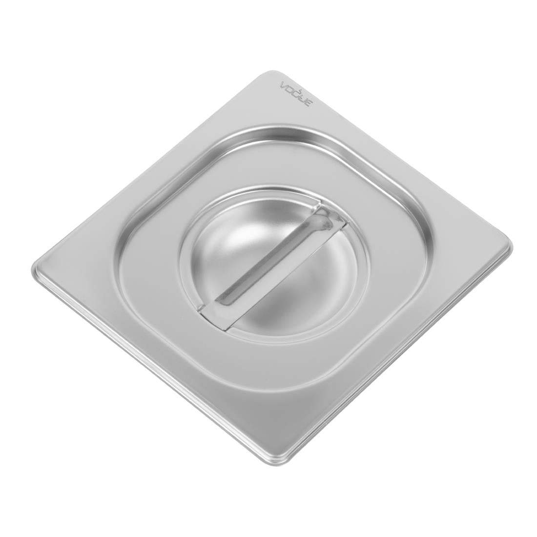 Vogue Heavy Duty Stainless Steel 1/6 Gastronorm Tray Lid - DW459 Vogue