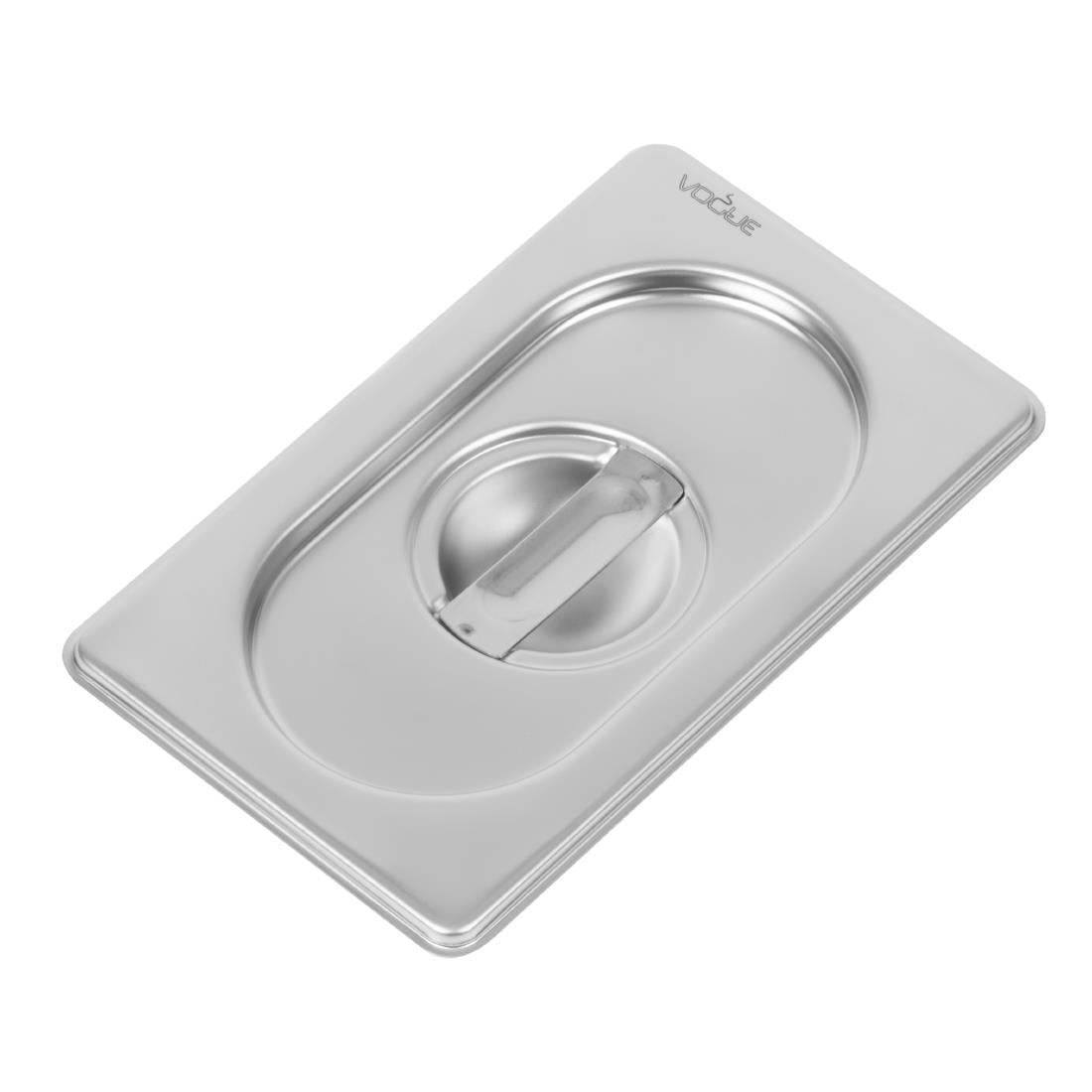 Vogue Heavy Duty Stainless Steel 1/9 Gastronorm Tray Lid - DW460 Vogue