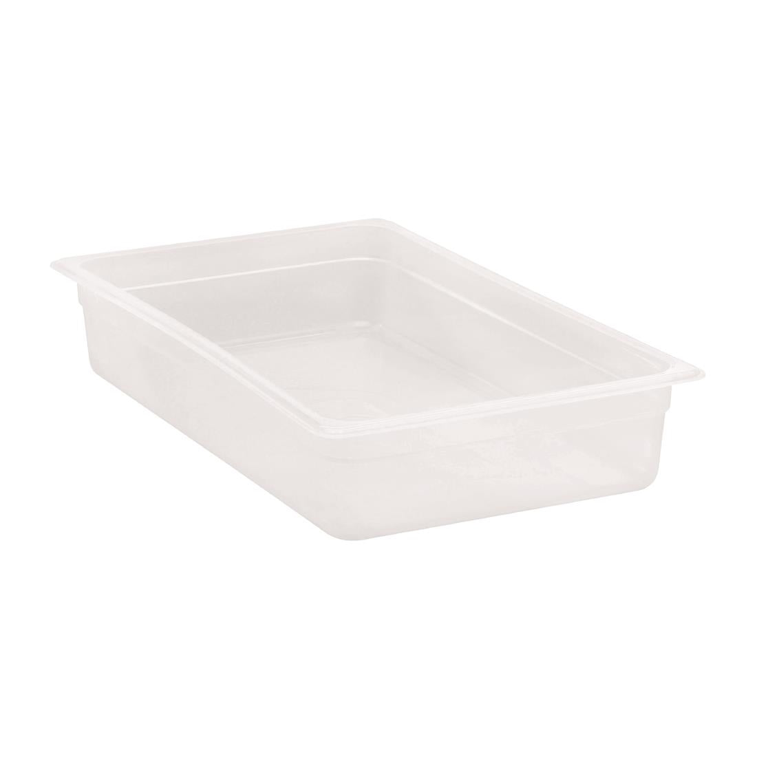 Cambro Polypropylene 1/1 Gastronorm Food Tray 100mm - DW500 Cambro