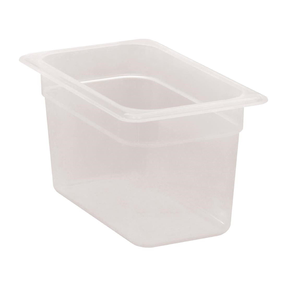 Cambro Polypropylene 1/4 Gastronorm Food Tray 150mm - DW507 Cambro
