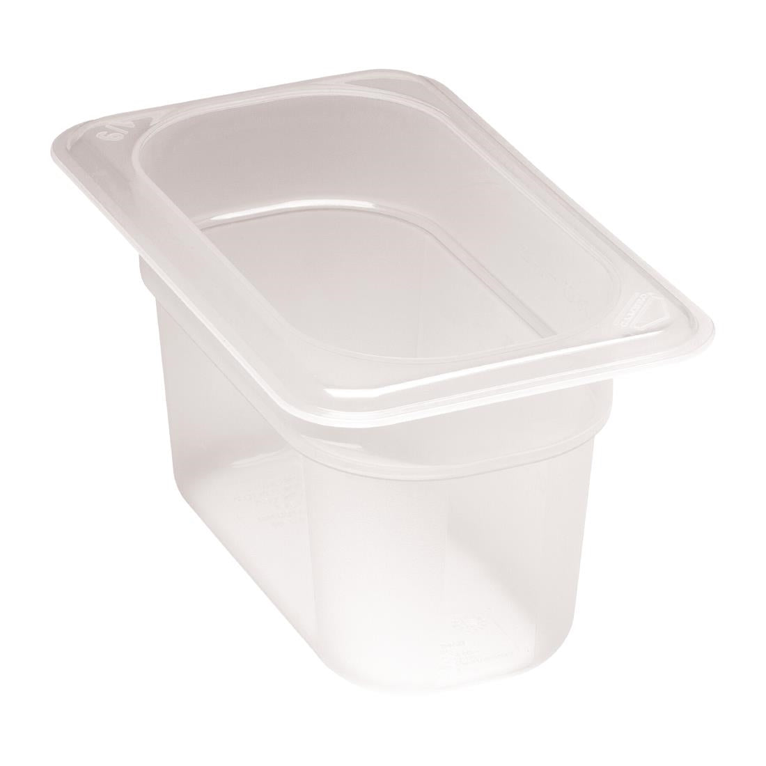 Cambro Polypropylene 1/9 Gastronorm Food Tray 100mm - DW510 Cambro