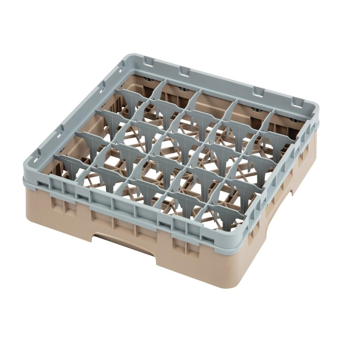 Cambro Camrack Beige 25 Compartments Max Glass Height 92mm - DW554 Cambro