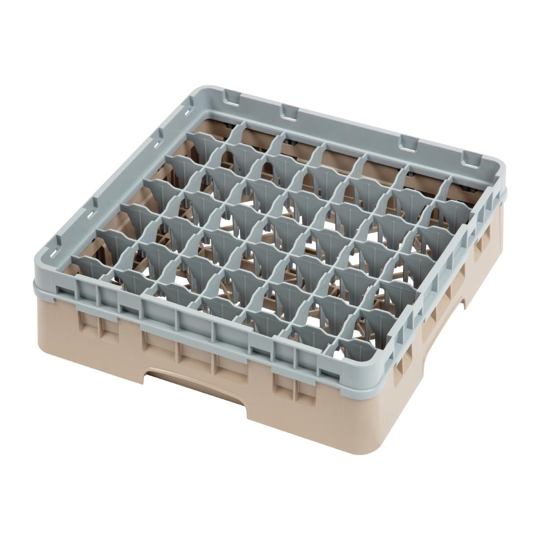 Cambro Camrack Beige 49 Compartments Max Glass Height 92mm - DW561 Cambro
