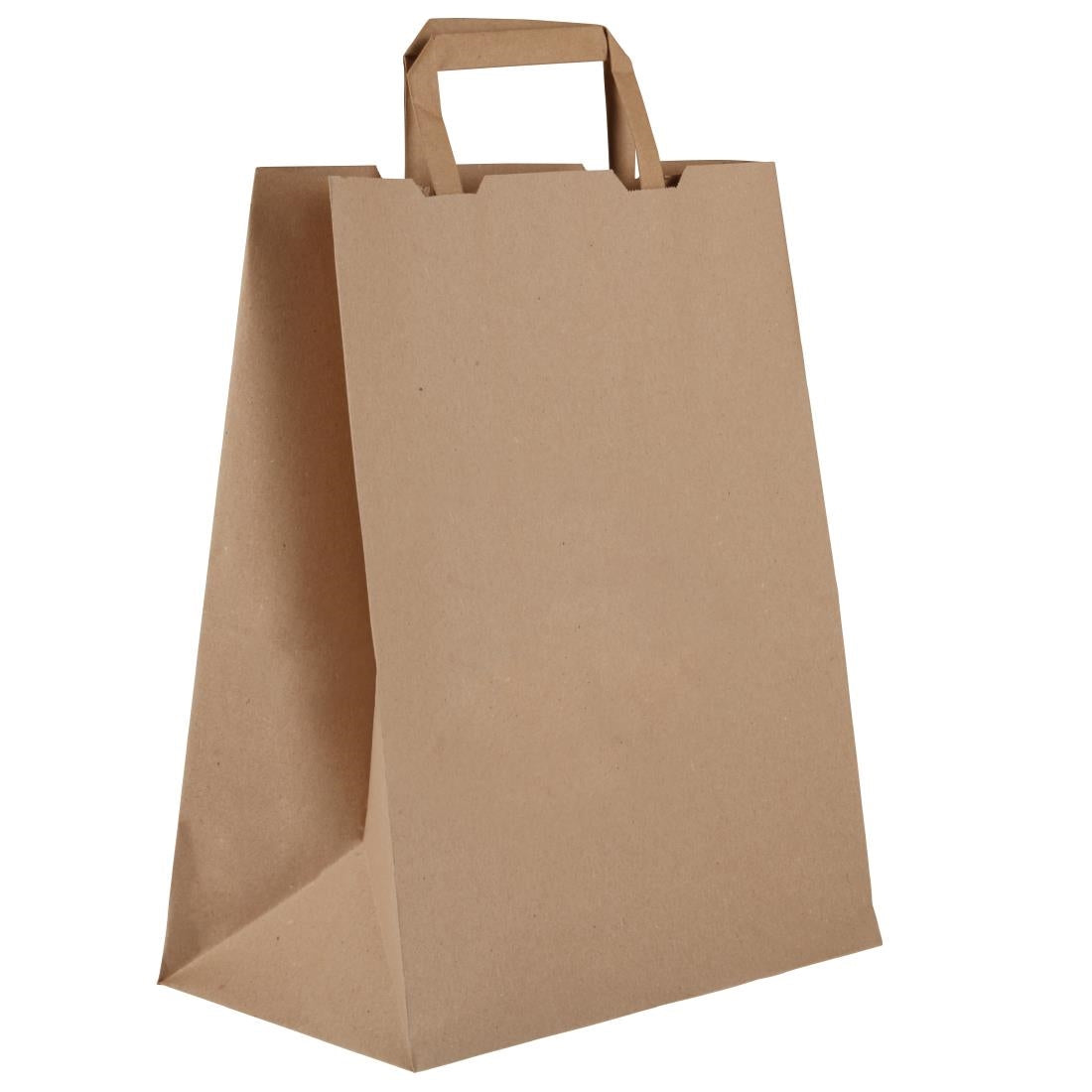 Vegware Compostable Recycled Paper Carrier Bags Large (Pack of 250) - DW628 Vegware