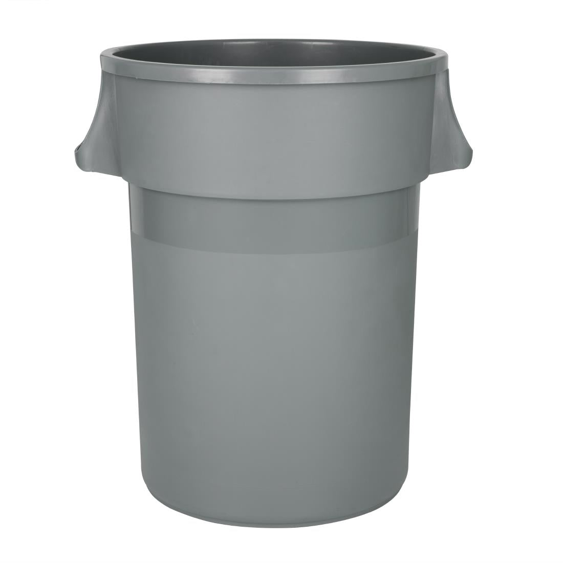 Jantex Heavy-Duty Round Bin Grey 160Ltr - DX498 Jantex