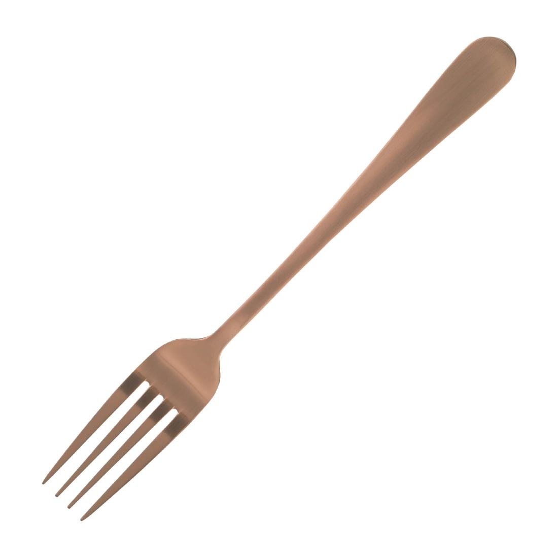 Amefa Blush Table Fork Copper (Pack of 12) - DX631 Amefa