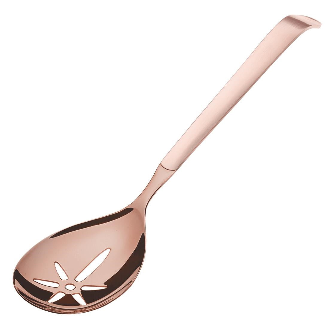 Amefa Buffet Slotted Serving Spoon Copper (Pack of 6) - DX647 Amefa