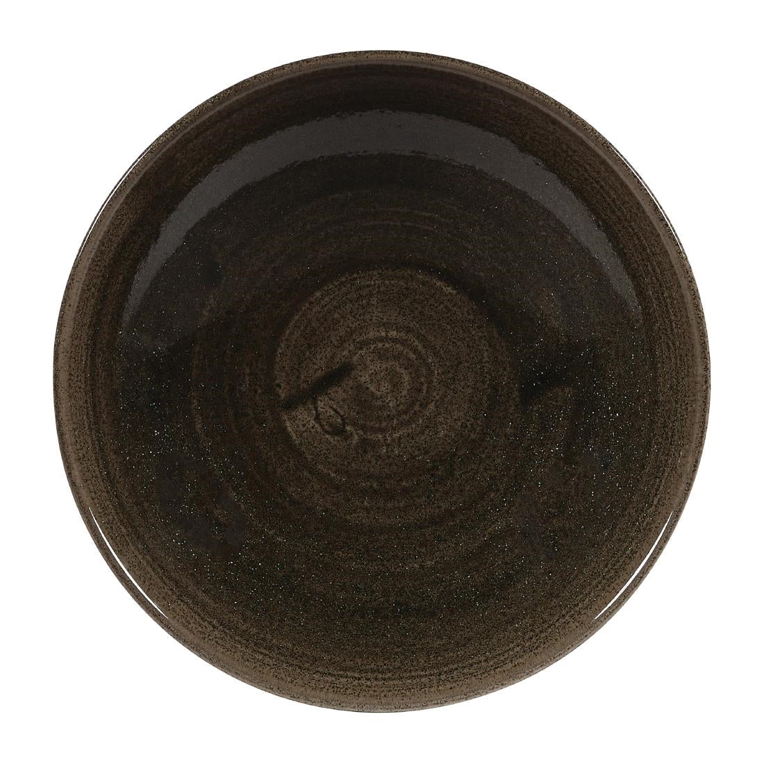 Churchill Stonecast Patina Evolve Coupe Bowls Iron Black 182mm (Pack of 12) - DY901 Churchill
