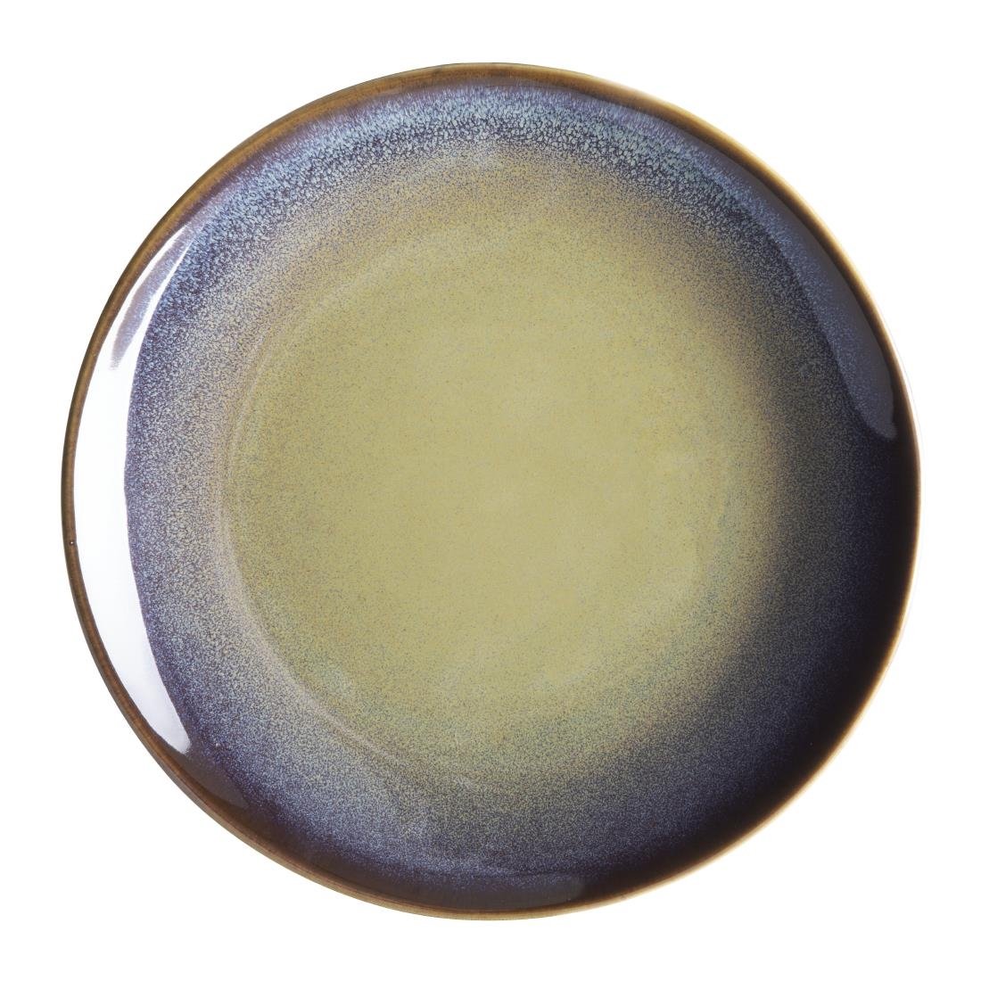 Olympia Birch Aubergine Coupe Plates 205mm (Pack of 6) - DZ696 Olympia