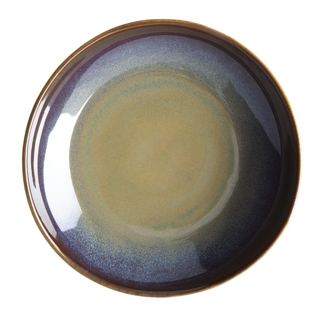 Olympia Birch Aubergine Wide Bowls 205mm (Pack of 6) - DZ698 Olympia