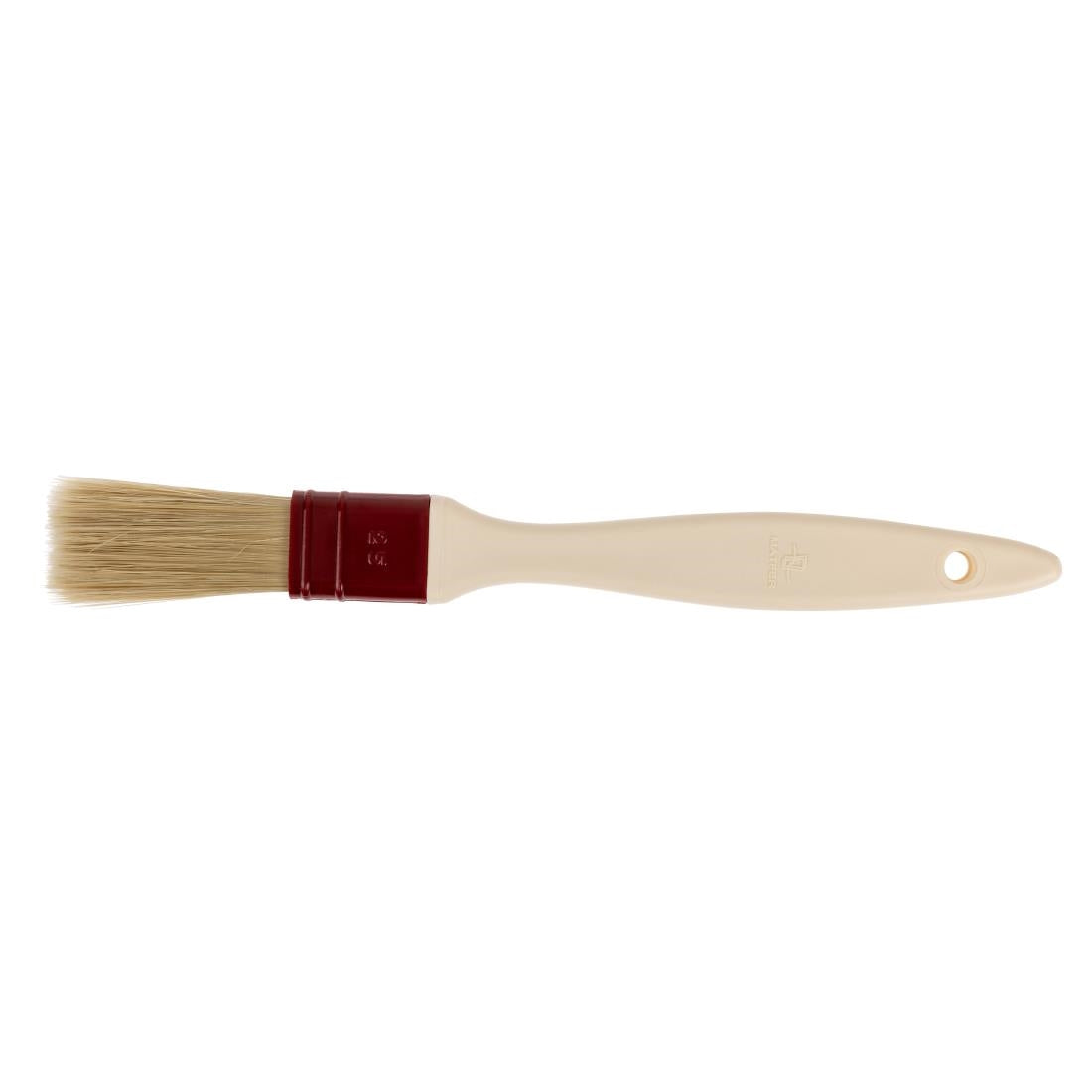 Matfer Bourgeat Pastry Brush Natural Flat Bristles 2.5cm - E440 Matfer Bourgeat