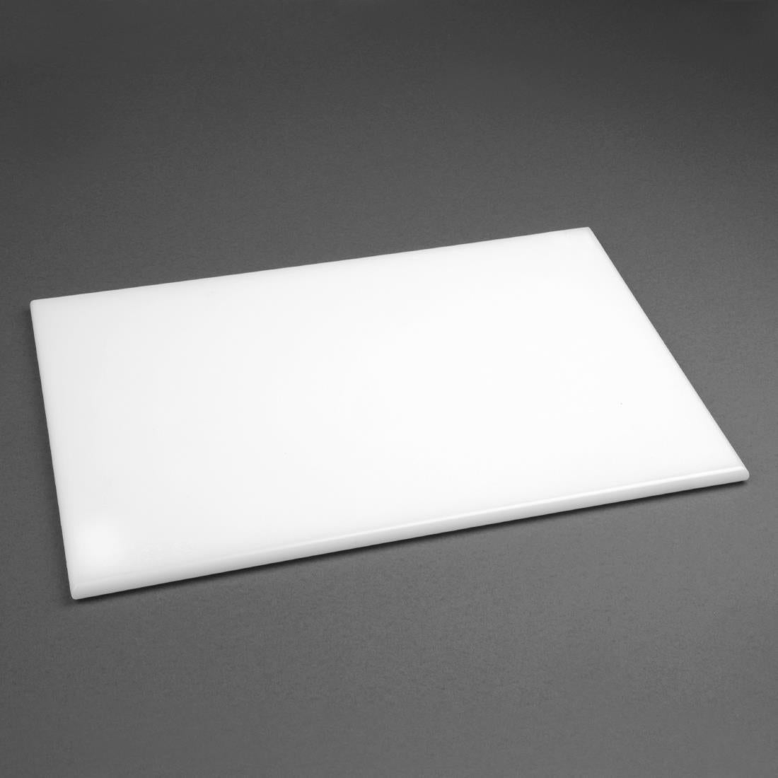 Hygiplas High Density Antibacterial White Chopping Board 455x305x12mm - F157 Hygiplas