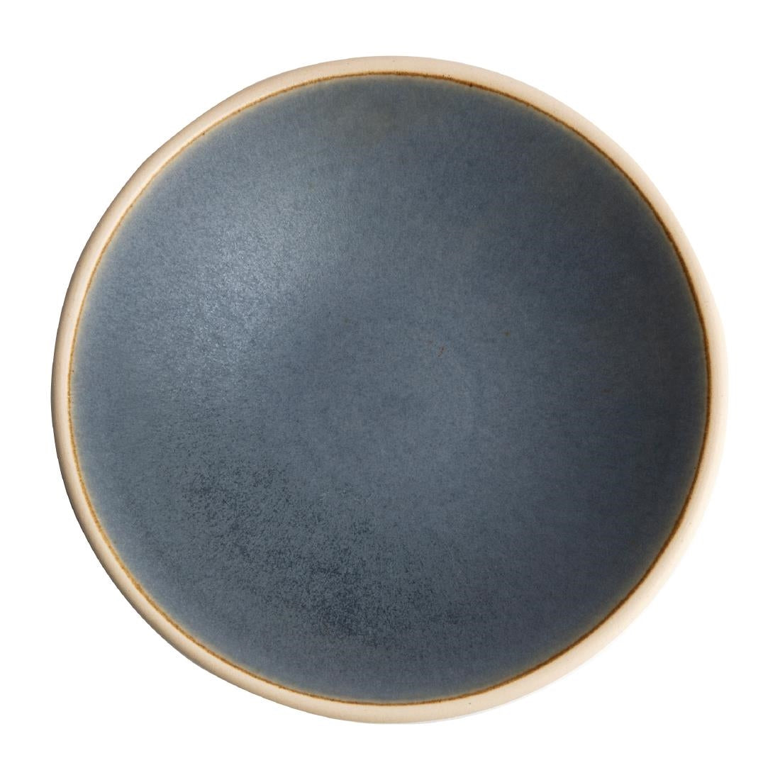 Olympia Canvas Shallow Tapered Bowl Blue Granite 200mm (Pack of 6) - FA305 Olympia