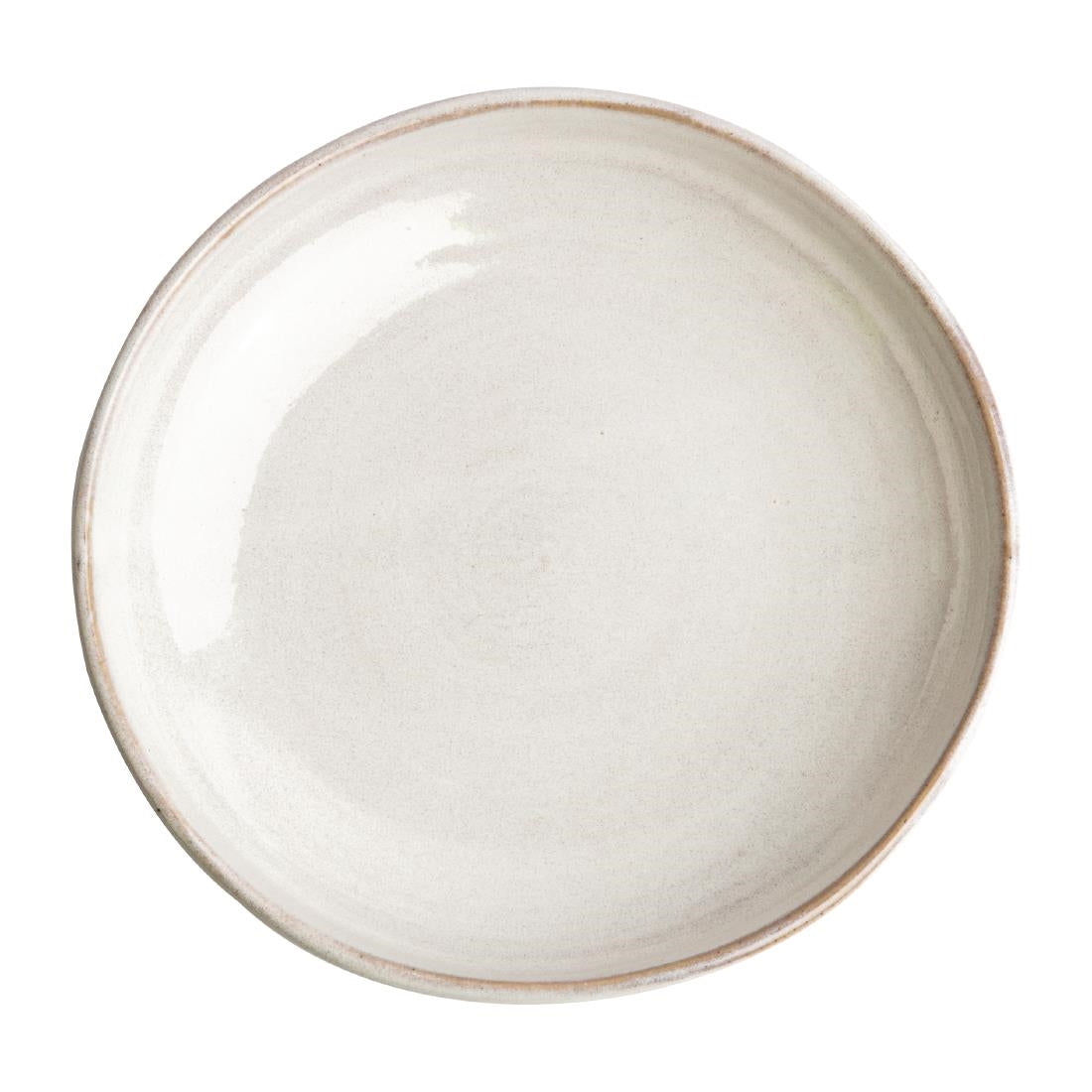 Olympia Canvas Coupe Bowl Murano White 230mm (Pack of 6) - FA334 Olympia